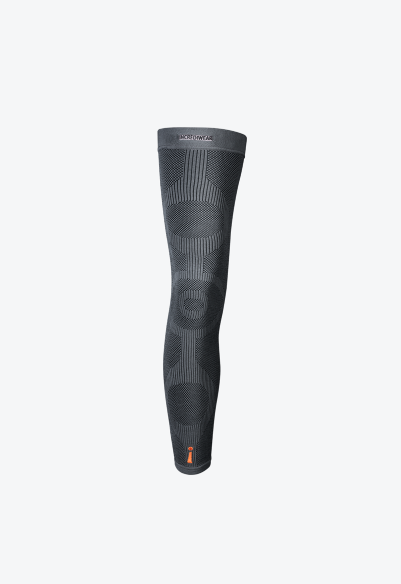 Incrediwear Recovery Leg Sleeve, Unisex Charcoal Large