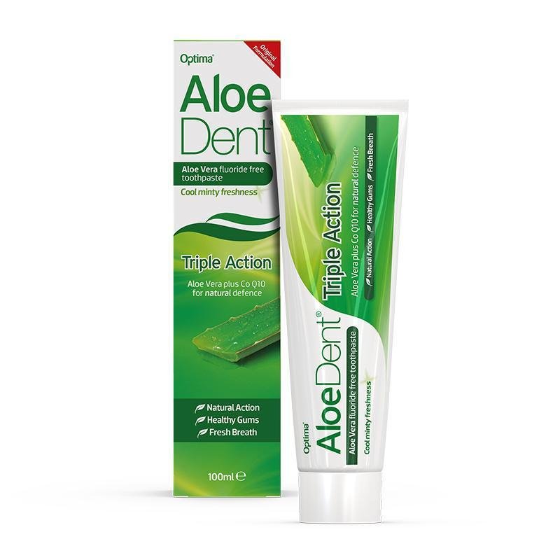 AloeDent® Triple Action Fluoride Free toothpaste 100ml